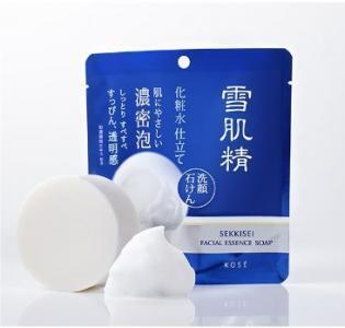 コーセー、『雪肌精』のうるおいで作った洗顔石けんを発売