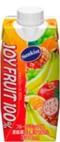森永乳業から、フルーツいっぱいの100％ミックジュース登場！