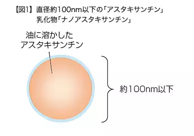 アスタキサンチンは微粒子化すると抗酸化力が高まる
