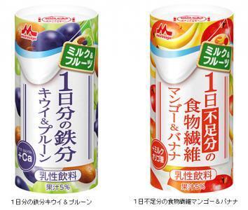 1日分の鉄分や足りない食物繊維を充足フルーツ乳性飲料新発売！