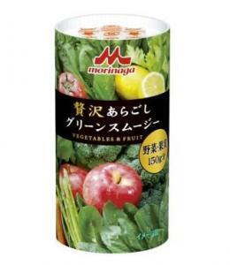 手軽に野菜がたっぷり摂れる「贅沢あらごしグリーンスムージー」発売