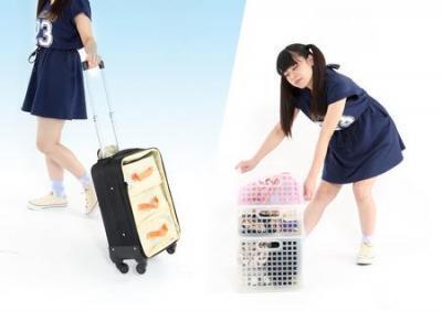 どこでもお化粧＆ネイル道具を持ち運び「美容師クローゼットスーツケース」