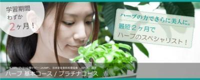 ハーブの力で美人になろう！ハーブを使った料理やコスメを学ぶ通信講座