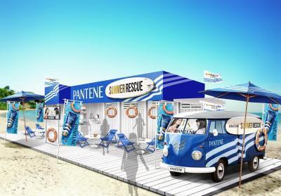 夏のダメージ髪をチェック！パンテーンが逗子のビーチでイベント実施
