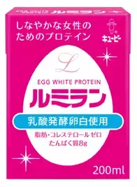 キユーピーが卵白を使った飲料「ルミラン」を発売