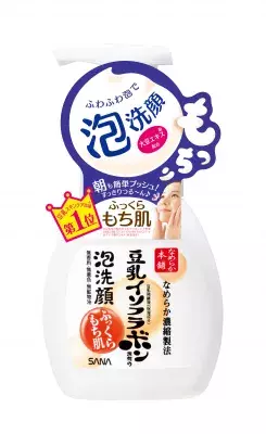 豆乳スキンケア市場No.1『なめらか本舗』より簡単プッシュの「泡洗顔」が新登場！