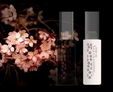 髪の毛に春の花びらひらり　『HAIR OIL SAKURA』新発売