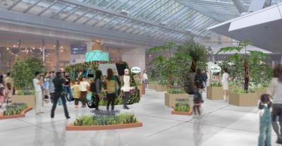 植物園でシャンプーを体感！？ CMでおなじみの「ボタニカル号」と写真も撮れる「ボタニカルパーク」が開園！