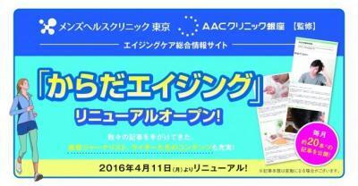 エイジングケアを支える総合サイトがリニューアル