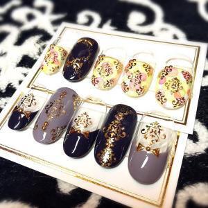 ネイルアートが簡単に！繊細アートの金銀ネイルシールが新発売