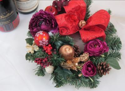 今年は、手作りで！銀座で「大人かわいい」クリスマスリースを手軽に体験！！