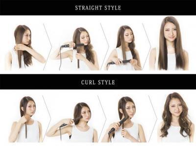 ストレートもカールもサロン仕上がり！ホワイトカラーでクリスマス気分