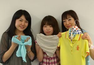 デサント「マンシングウェア」から　UVカットのネックスカーフ　発売