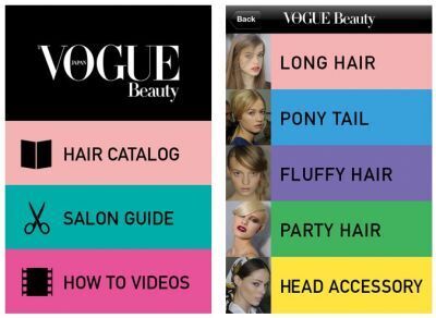 VOGUE JAPANから無料のiPhoneアプリ「VOGUE Hair for iPhone」リリース