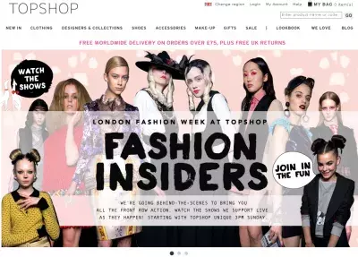 TOPSHOPでロンドンファッションウィークを国内体験？！