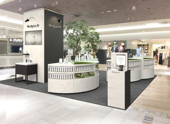 通販限定スキンケアブランド「メディプラス」アトレ恵比寿に期間限定初出店