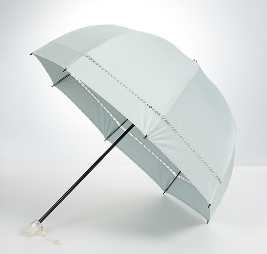 首元までUVカット　春から使いたい折りたたみ日傘『こかげ美人』発売