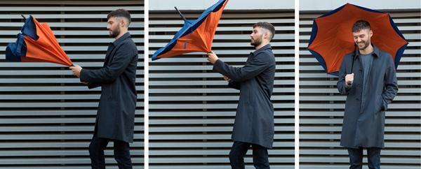 今年の梅雨に絶対欲しい！濡れた面が人にあたらない、内側に開く傘