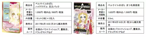 ベルばらファンに捧ぐ、待望のアイケア商品が登場