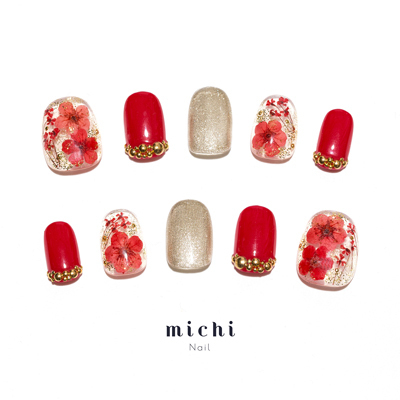 卒業式シーズンにぴったり！押し花ネイル新発売