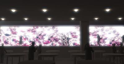 デジタル技術で都会の春を表現！「お花見 CHANDON 2017」