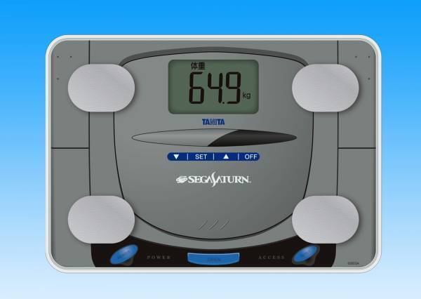 これぞ遊び心の塊！タニタ「セガサターン」を忠実再現した体組成計を発売