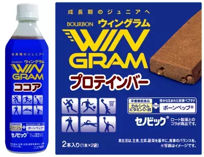 「成長スパート期」のカルシウム摂取は給食の牛乳だけでは不十分！「ウィングラム」×「セノビック®」コラボ商品に注目