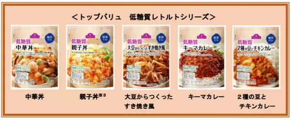 イオン、「低糖質レトルトシリーズ」5品目を新発売