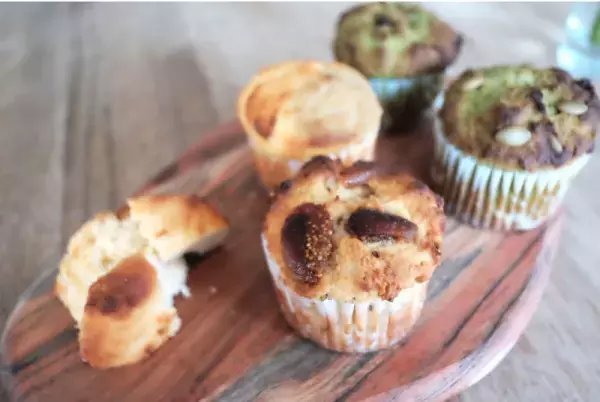 小麦粉の代わりにおからを使用。エルカフェの『糖質コントロールマフィン』