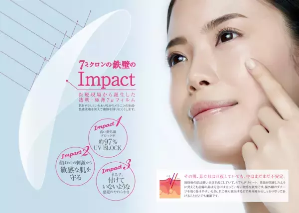 シミ取りレーザー後にはコレ！UVケアフィルム「FILMOR」誕生