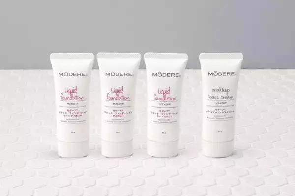リキッド ファンデーションと メイクアップベースクリームを発売　モデーア