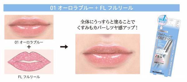 1日落ちないリップティントに新色登場
