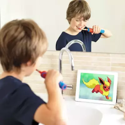 磨くたびに新しいポケモンに会える！ブラウン オーラルBから子供用電動歯ブラシ「すみずみクリーンキッズ」登場