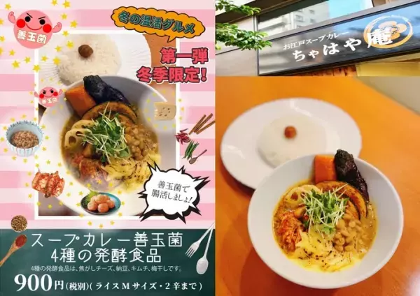 温活で健康に！『スープカレー善玉菌～4種の発酵食品～』