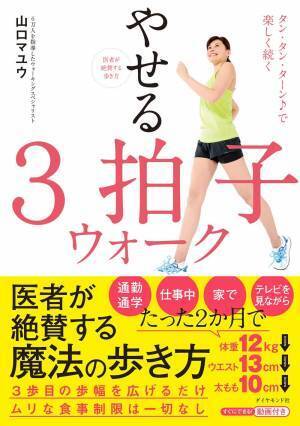 自宅でもテレビを見ながらでもやせる 3歩目を広く 3拍子ウォーク