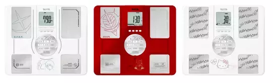 ガンダムとハローキティがあなたを応援。株式会社タニタからボイス体組成計が登場！