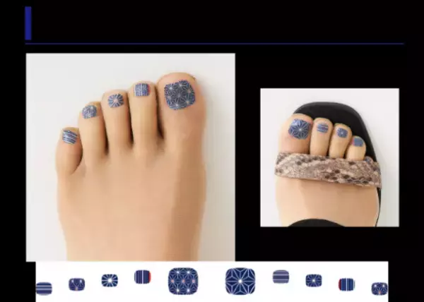 30秒で足先美人に！履くだけ簡単「フットネイルストッキング」誕生