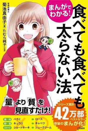 累計42万部のベストセラー『食べても食べても太らない法』がまんがに