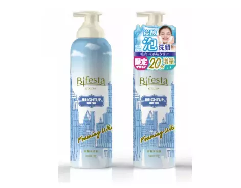 【数量限定】「ビフェスタ 泡洗顔 ブライトアップ」を20％増量！
