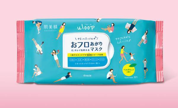 60秒でもちもち肌に！1枚5役の時短シートマスク「肌美精うるーぷ」新登場