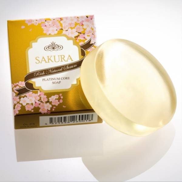 洗顔後のツッパリ感なし！洗ってうるおうプラチナムコアソープ「SAKURA」