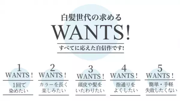 1回で染める！ミープラス「クリームカラートリートメント」新発売