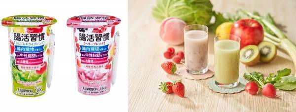 注目成分イヌリン配合。乳酸菌飲料『腸活習慣』2種新発売