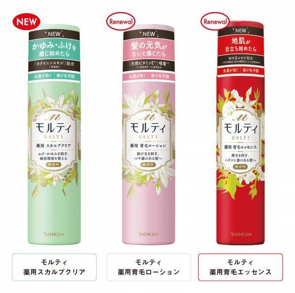 【新発売】育毛剤ブランド「モルティ」の薬用スカルプクリア