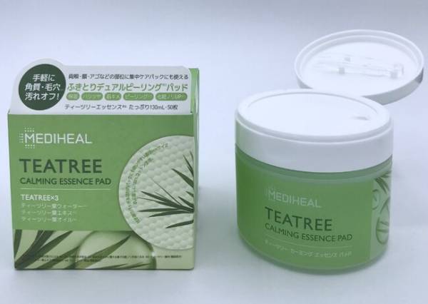 MEDIHEALの「ティーツリーカーミングエッセンスパッド」がリニューアル