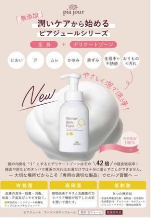 やさしい泡で、デリケートゾーンをいたわる・うるおすボディーソープ