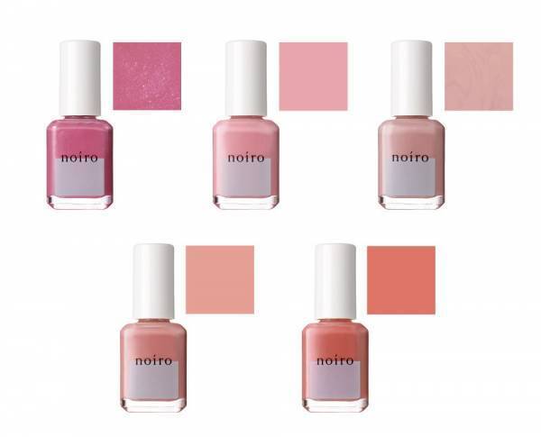「noiro」で彩る春の指先。大人のためのニュアンスピンク5色が仲間入り