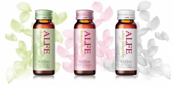 『アルフェ ビューティシリーズ』のコラーゲンドリンク3種がリニューアル発売