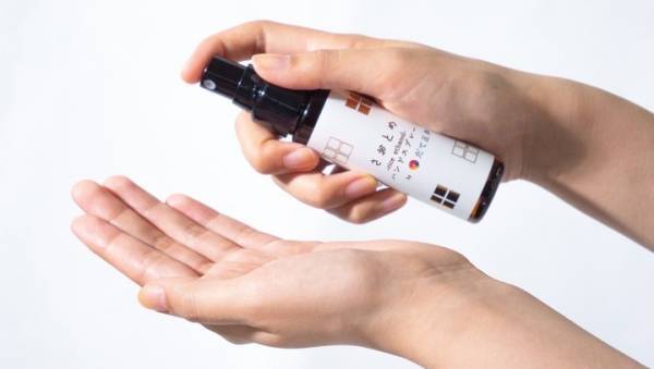 宮城県のプレミアムブランド米が原料のハンドスプレー『さおとめ』