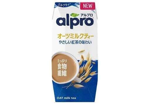 話題の植物性ミルク！「アルプロ」オーツミルクに紅茶フレーバー新登場